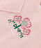 Katoenen T-shirt met lange mouw voor baby's roze SALINE