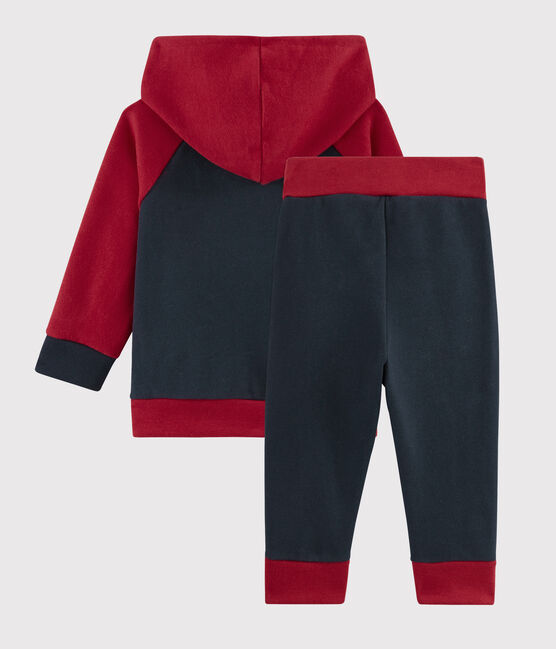 Ensemble 2 pièces bébé garçon bleu SMOKING/blanc MULTICO