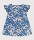 Blouse en popeline imprimée enfant fille