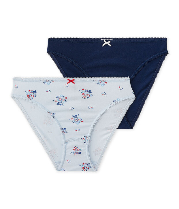 Lot de 2 culottes fille en jersey stretch SPECIAL LOT 00