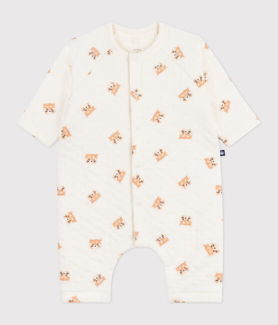 Kort katoenen babypakje met rode pandaprint MILK/ MULTICO