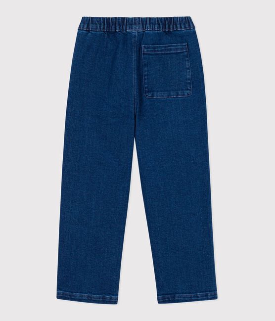 Kinderbroek van denim blauw BRUT MOYEN
