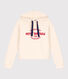 Sweatshirt met capuchon van molton voor dames