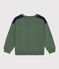 Sweatshirt in fleece voor jongens groen CROCO