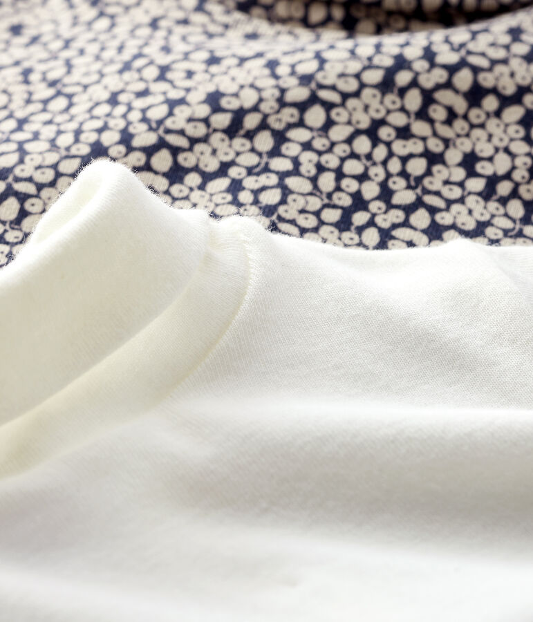 Set van 2 rompertjes met lange mouwen voor babymeisjes multicouleur