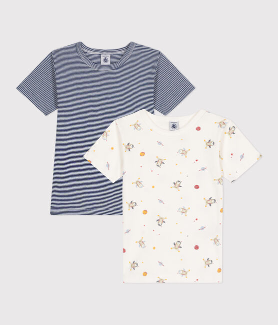 Lot de 2 tee-shirts à manches courtes en coton enfant variante 1