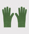 Gants en tricot enfant garçon-fille vert PALMERAIE
