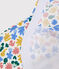Kinderpetje met bloemenprint wit MARSHMALLOW/wit MULTICO