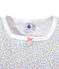 Pyjacourt fille imprimé blanc ECUME/blanc MULTICO