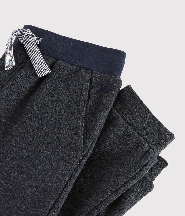 Fleecebroek kinderen jongens grijs