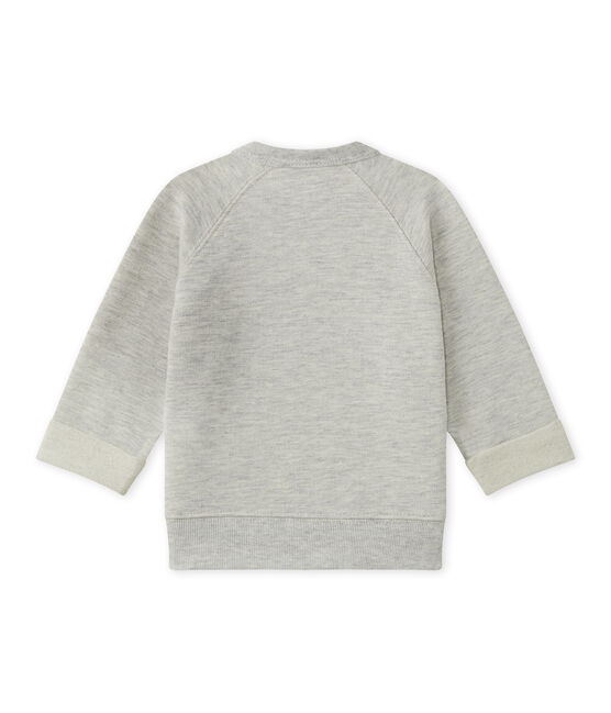 Sweat bébé garçon en molleton gris BELUGA CHINE