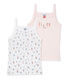 Lot de 2 chemises à bretelles fille
