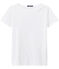 Dames-T-shirt MATROZENHALS uit fijne jersey wit ECUME
