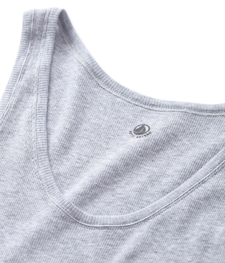 Nuisette femme en coton ultra light gris FUMEE CHINE