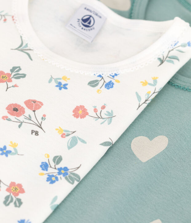 Lot de 2 pyjamas short en coton enfant multicouleur