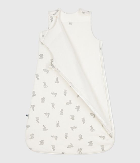 Gigoteuse bébé lapins en coton TOG 2 blanc MARSHMALLOW/gris GRIS
