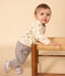 Broek in molton voor baby's grijs CHATON CHINE