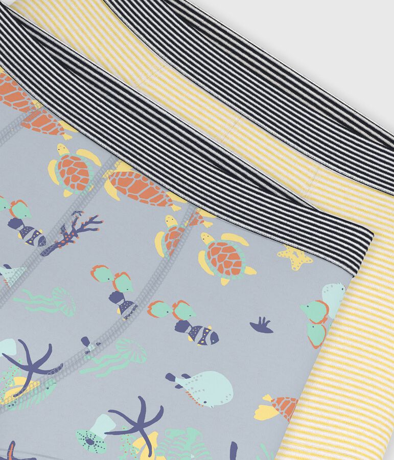 Setje van katoenen boxershorts met lichtgevende print voor kinderen multicouleur
