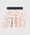 Meisjesrok in tubic met print wit AVALANCHE/ MULTICO