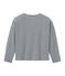 T-shirt met lange mouwen voor meisjes blauw SMOKING/wit MARSHMALLOW