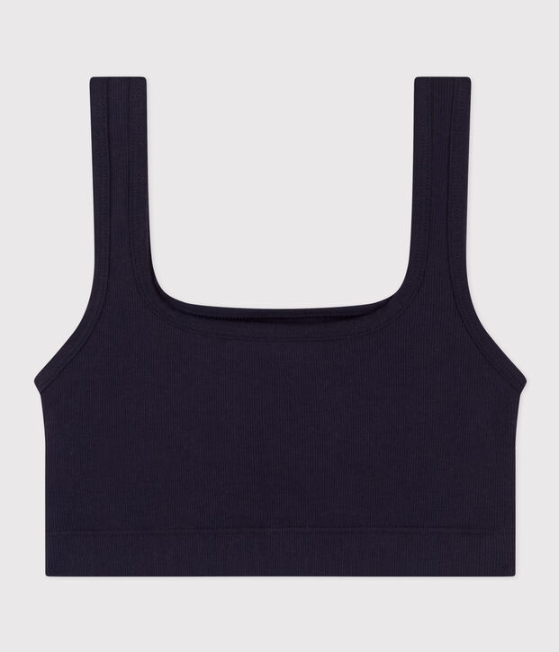 Effen meisjesbeha in katoen en elastaan SMOKING