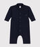 Lang pakje van fleece voor baby's blauw SMOKING