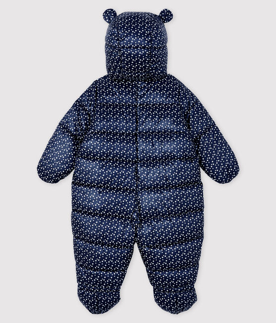 Combipilote bébé fille/garçon bleu SMOKING/blanc MARSHMALLOW