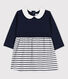Robe manches longues bébé bimatière