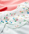 Lot de 3 bodies manches longues fleurs bébé fille en coton biologique variante 1