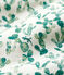 Katoenen/linnen playsuit met cactus voor baby's wit MARSHMALLOW/wit MULTICO