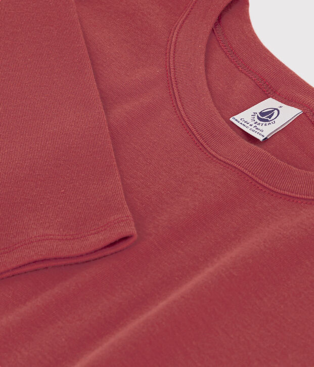 Tee-shirt L'ICONIQUE col rond en coton Femme rose