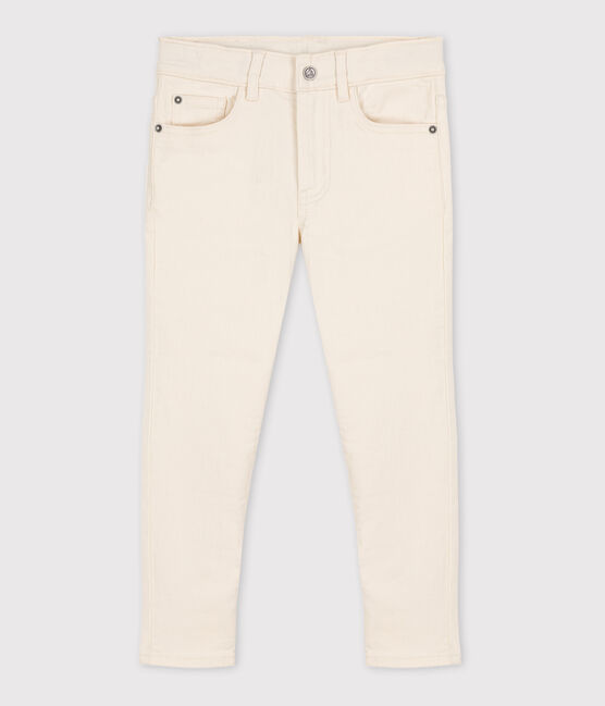 Pantalon en denim enfant garçon écru AVALANCHE