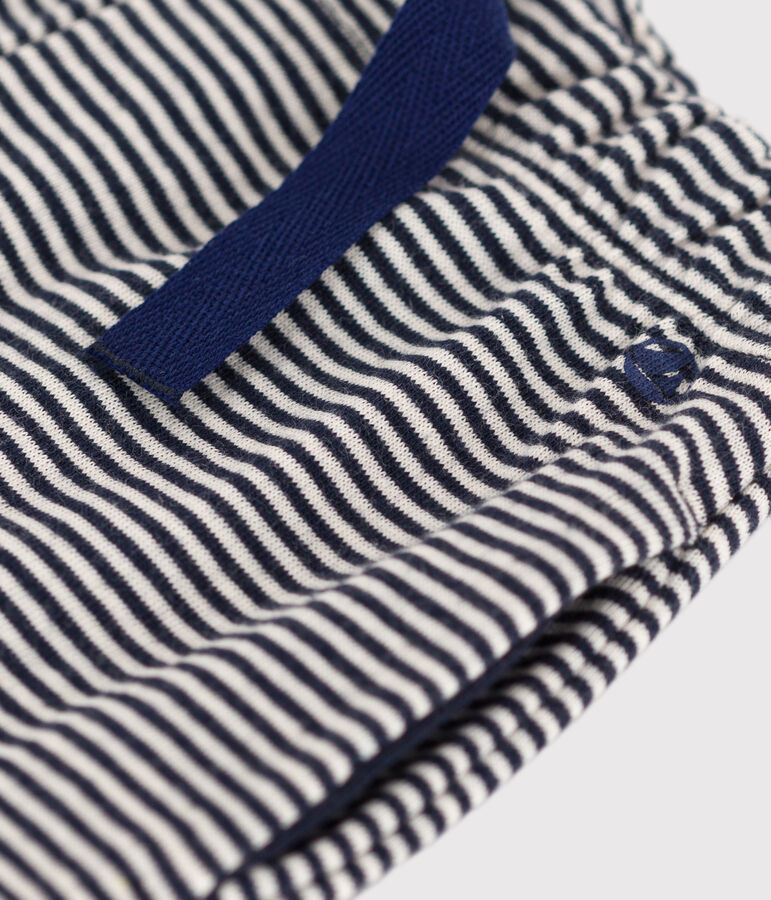 Gestreepte broek milleraies baby in tubic blauw/ecru