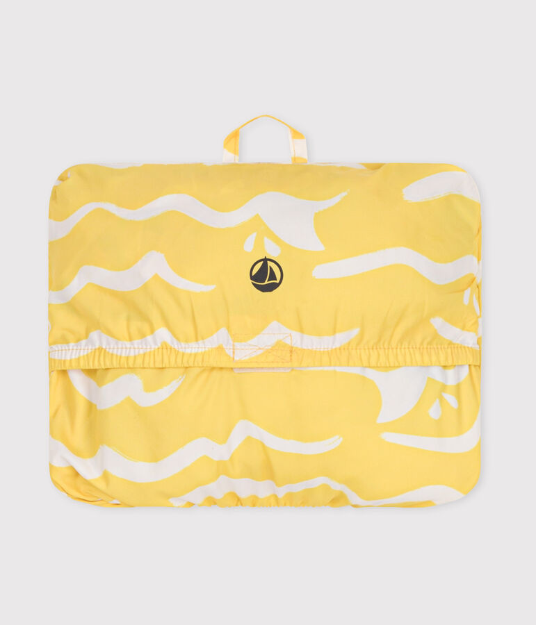 Ultralichte windstopper voor kinderen geel/wit