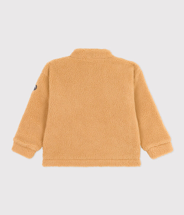 Veste en sherpa enfant beige