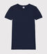 T-shirt col rond iconique en coton Femme