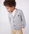 Katoenen jongensvest grijs CHATON CHINE