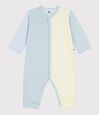 Pyjama b&eacute;b&eacute; en coton sans pieds imprim&eacute; &agrave; rayures