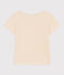 Tee-shirt imprimé en coton enfant fille écru AVALANCHE