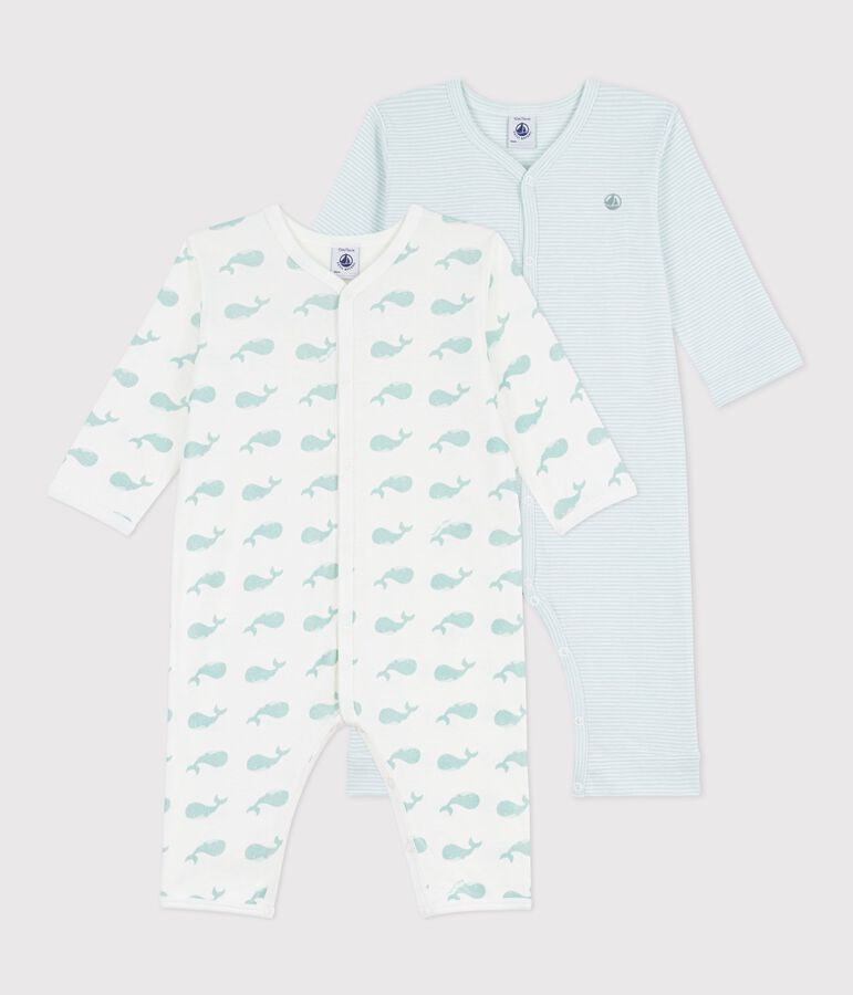 Lot de pyjamas b&eacute;b&eacute; sans pieds en coton imprim&eacute; variante 1