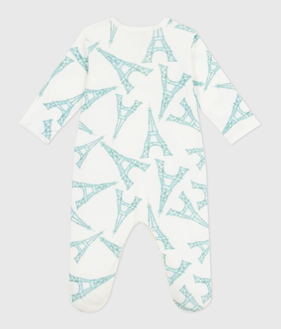 Katoenen babypyjama met Eiffeltorenprint MARSHMALLOW/ MIMI