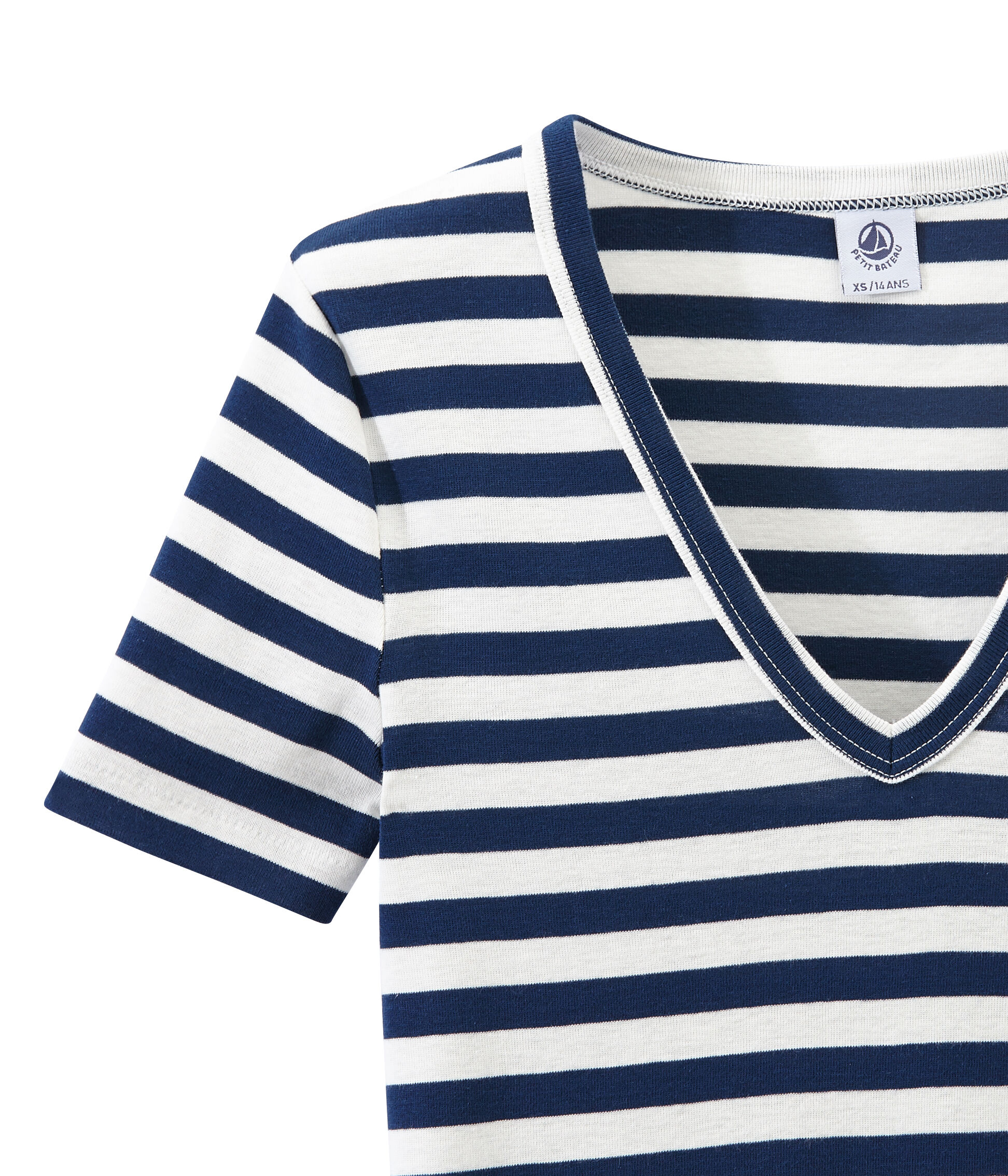 Tommy Hilfiger T-shirt blauw wit gestreept