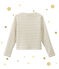 Meisjesvest in 2 stoffen wit MARSHMALLOW/geel DORE