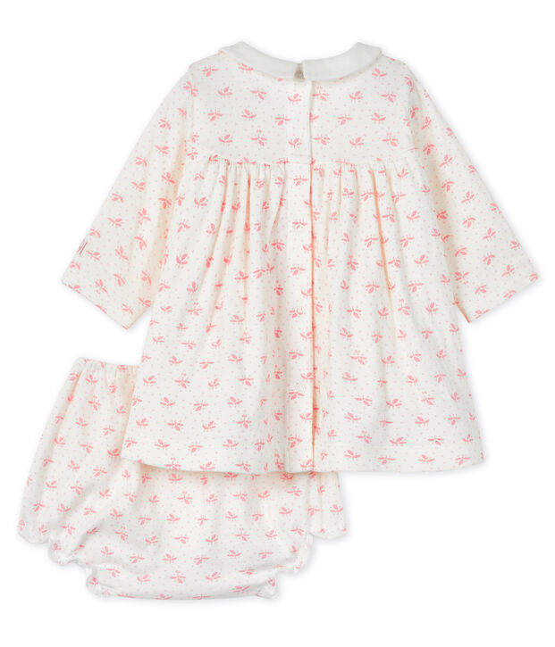 Ensemble van 2 delen voor babymeisjes wit/roze