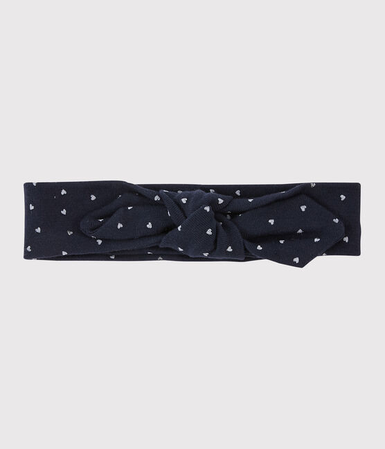 Haarband voor meisjes blauw SMOKING/wit MULTICO