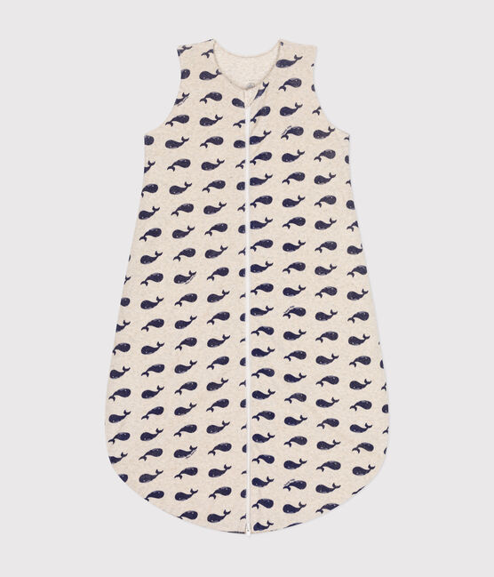 Gigoteuse baleine  en velours bébé TOG 3 beige MONTELIMAR/bleu MEDIEVAL