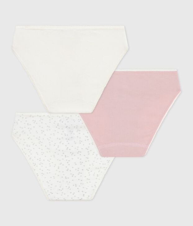 Setje met 3 onderbroekjes van katoen en elastaan voor kinderen multicouleur