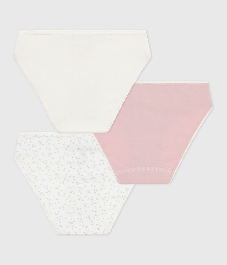 Setje met 3 onderbroekjes van katoen en elastaan voor kinderen multicouleur