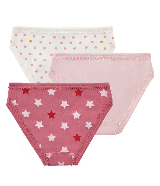 Trio de culottes petite fille variante 1