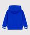 Katoenen hoodie voor kinderen blauw PERSE